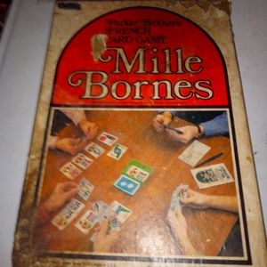 Parker Brothers Mille Bornes Vtg. 1964 French Card Game Craze *2-6 Players